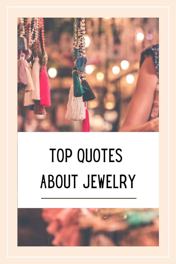 Top Quotes about Jewelry - Chocolate and Steel