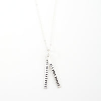 “All good things are wild and free” Henry David Thoreau Quote Necklace