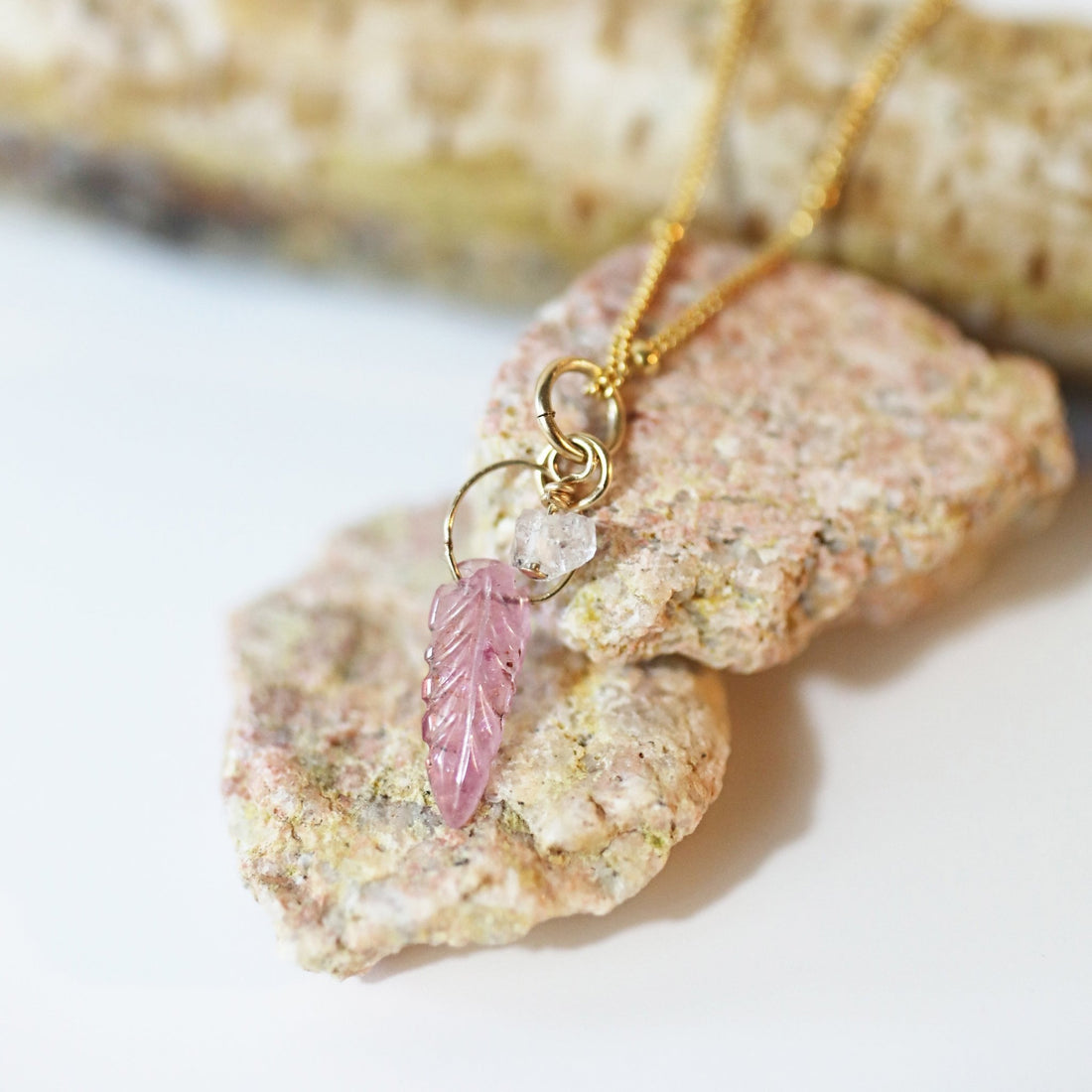 Busy Dancing Tourmaline Necklace - Chocolate and Steel