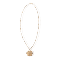 Half Dome Carved Medallion - Chocolate and Steel