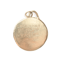 Half Dome Carved Medallion - Chocolate and Steel