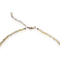 Jackie Opal "pearl style" Necklace - Chocolate and Steel