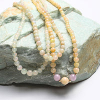 Jackie Opal "pearl style" Necklace - Chocolate and Steel