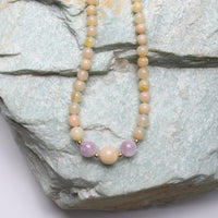 Jackie Opal "pearl style" Necklace - Chocolate and Steel