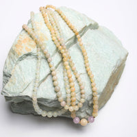 Jackie Opal "pearl style" Necklace - Chocolate and Steel