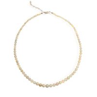 Jackie Opal "pearl style" Necklace - Chocolate and Steel