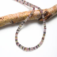 Memories Graduated Tourmaline Necklace - Pink - Chocolate and Steel