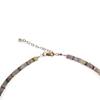 Memories Graduated Tourmaline Necklace - Pink - Chocolate and Steel