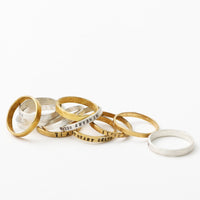 Message Stacking Rings - Personalized