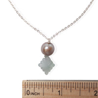 New Beginnings Necklace - Chocolate and Steel