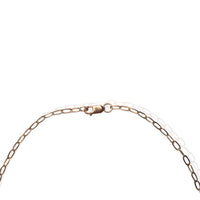 Power Barrel - Carved Line Charm Necklace - Chocolate and Steel