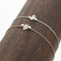 Shoreline Chain Bracelet - Chocolate and Steel