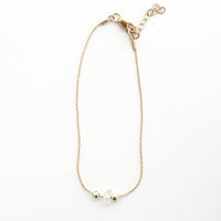 Shoreline Chain Bracelet - Chocolate and Steel