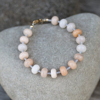 Storyteller Bracelet - Chocolate and Steel