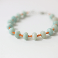 Storyteller Bracelet - Chocolate and Steel