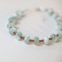 Storyteller Bracelet - Chocolate and Steel