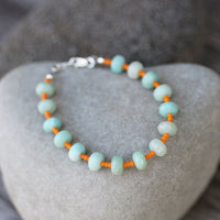 Storyteller Bracelet - Chocolate and Steel