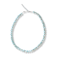 Storyteller Necklace - Chocolate and Steel