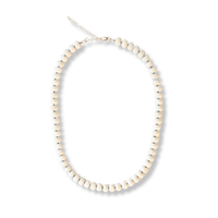 Storyteller Necklace - Chocolate and Steel