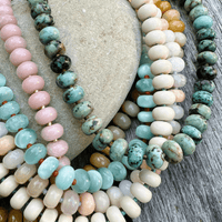 Storyteller Necklace - Chocolate and Steel