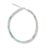 Storyteller Necklace - Chocolate and Steel