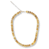 Storyteller Necklace - Chocolate and Steel