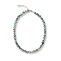 Storyteller Necklace - Chocolate and Steel