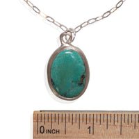 Voice of the Earth Chrysocolla Necklace - Chocolate and Steel