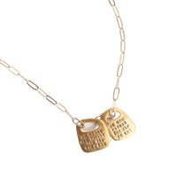 Anais Nin Rune Necklace "We do not see things the way they are. We see things the way we are" - Chocolate and Steel