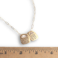 Anais Nin Rune Necklace "We do not see things the way they are. We see things the way we are" - Chocolate and Steel