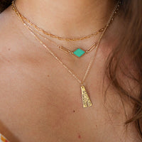 "As soon as you trust yourself you will know how to live" -Goethe quote necklace - Chocolate and Steel