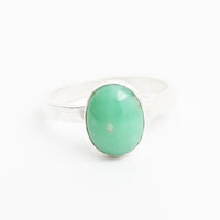 Ascendant Gemstone Stacking Ring - Chocolate and Steel