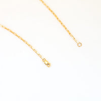 Box Layering Chain, medium weight - Chocolate and Steel