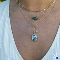 Box Layering Chain, medium weight - Chocolate and Steel