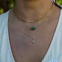 Box Layering Chain, medium weight - Chocolate and Steel