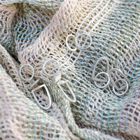 Couric Circle Studs - Chocolate and Steel