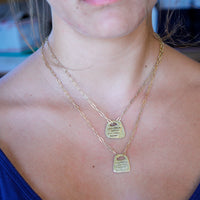 Eleanor Roosevelt Rune Necklace "Do what you feel in your heart to be right, for you'll be criticized anyway." - Chocolate and Steel