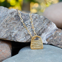 Eleanor Roosevelt Rune Necklace "Do what you feel in your heart to be right, for you'll be criticized anyway." - Chocolate and Steel