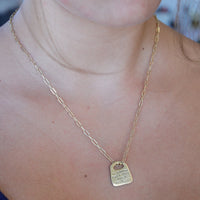 Eleanor Roosevelt Rune Necklace "Do what you feel in your heart to be right, for you'll be criticized anyway." - Chocolate and Steel