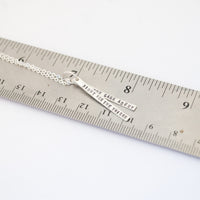 "Fight for the things you care about" -Ruth Bader Ginsburg quote necklace - Chocolate and Steel