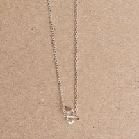 Herkimer Diamond Choker - Chocolate and Steel