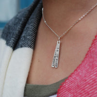 "I am not afraid. I was born to do this." -Joan of arc quote necklace - Chocolate and Steel
