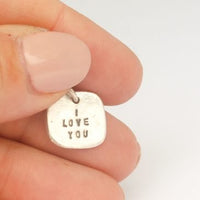 "I love you" square quote - Chocolate and Steel