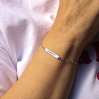 Intention Mantra Bracelets - Chocolate and Steel