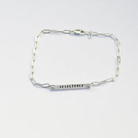 Intention Mantra Bracelets - Chocolate and Steel