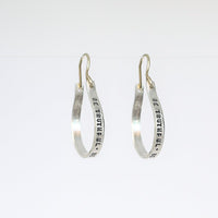 Julia Quote Hook Hoops - RBG, Nevertheless she persisted and more - Chocolate and Steel