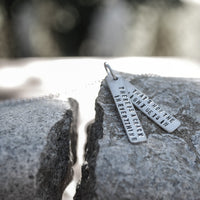 Leonard Cohen Quote Necklace | Quote Jewelry | Chocolate and Steel - Chocolate and Steel