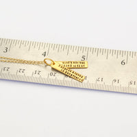 Leonard Cohen Quote Necklace | Quote Jewelry | Chocolate and Steel - Chocolate and Steel