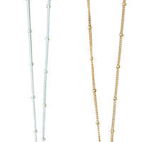 Lotta Moonstone Necklace - Chocolate and Steel