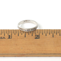 Message Stacking Rings - Love Edition - Chocolate and Steel